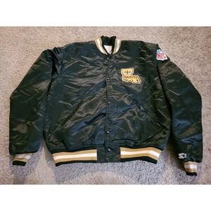 NEW ORLEANS SAINTS Vtg 90s 80s Starter 1st Edition PRO LINE Jacket coat L/XL USA